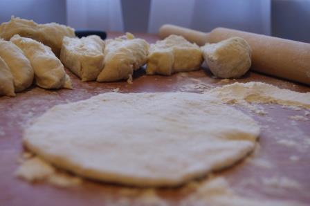 Лепешки на сметане