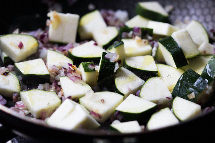 Ракушки с тунцом и цукини