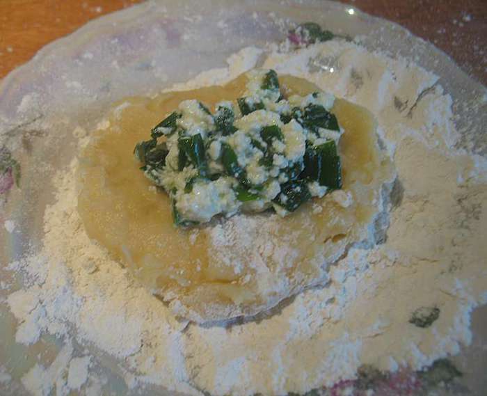 Заварные картофельные пирожки с начинкой