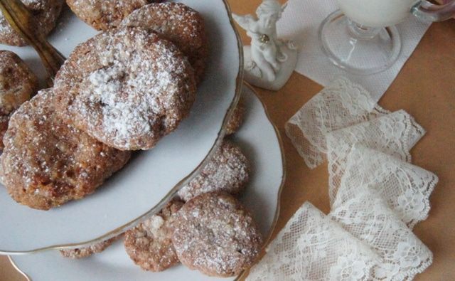 Ржаное печенье с курагой