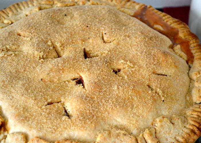 Персиковый пай с ванилью (Vanilla Bean Peach Pie)