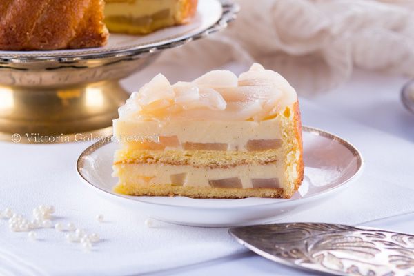 Грушевая шарлотт