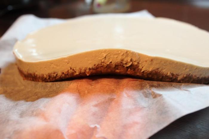 Чизкейк с голубым сыром и пьяной грушей