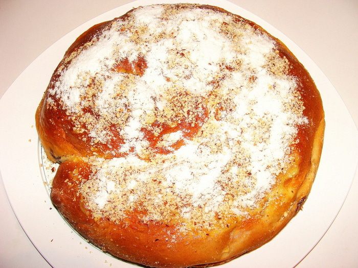  Пирог &amp;quot;Шоколадно-банановая улитка&amp;quot; по мотивам рецепта Юлии Высоцкой