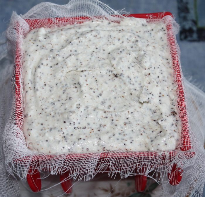 Творожная пасха с маком