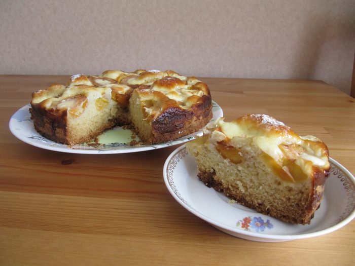 Дачный абрикосовый пирог