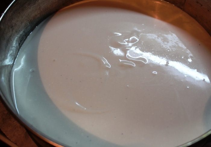 Чизкейк с голубым сыром и пьяной грушей