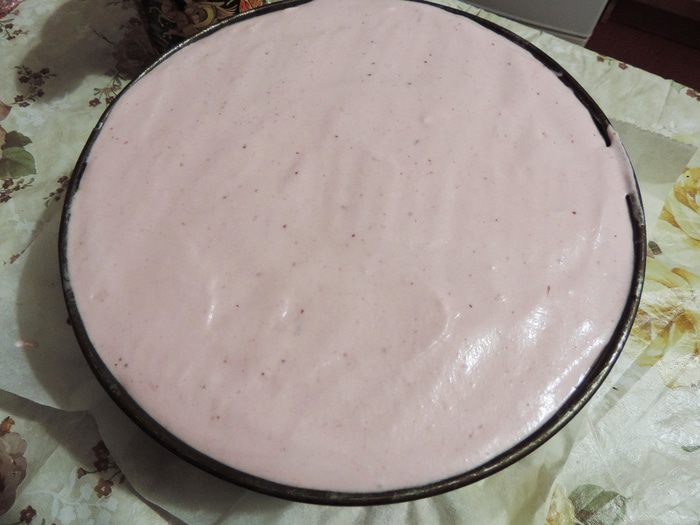 Клюквенный торт-мусс с миндальным пралине &amp;quot;Праздничный&amp;quot;