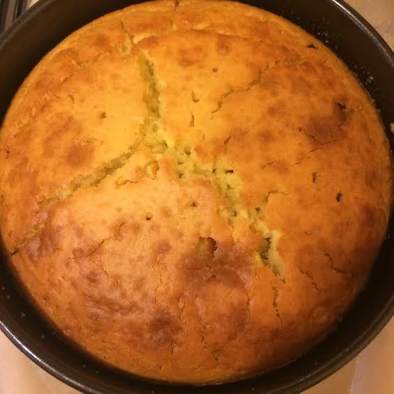 Перевернутый черничный пирог