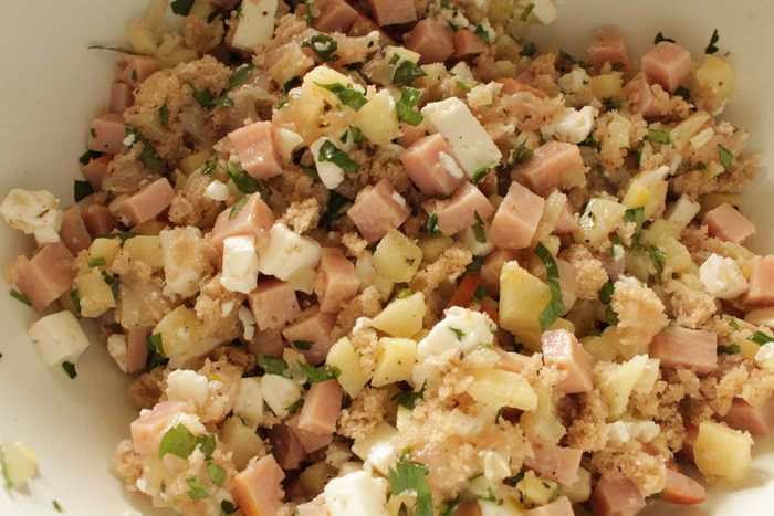 Пасхальный купол из куриной грудки