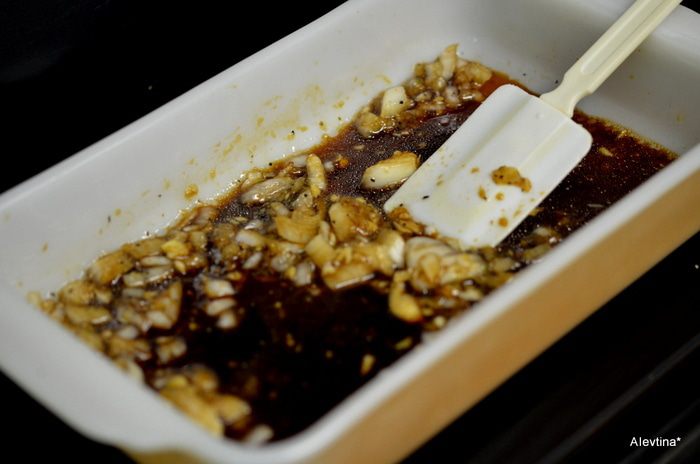 Свинина с глазурью из лайма