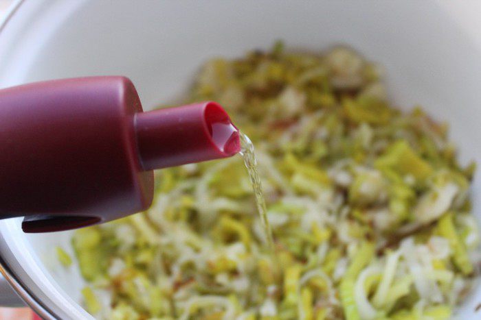 Крем-суп из лука-порея