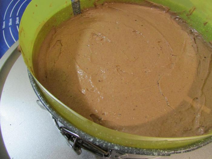 Шоколадно-вишнёвый торт-мусс