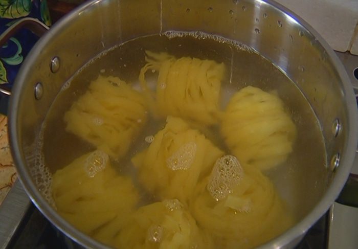 Паста с грибным соусом