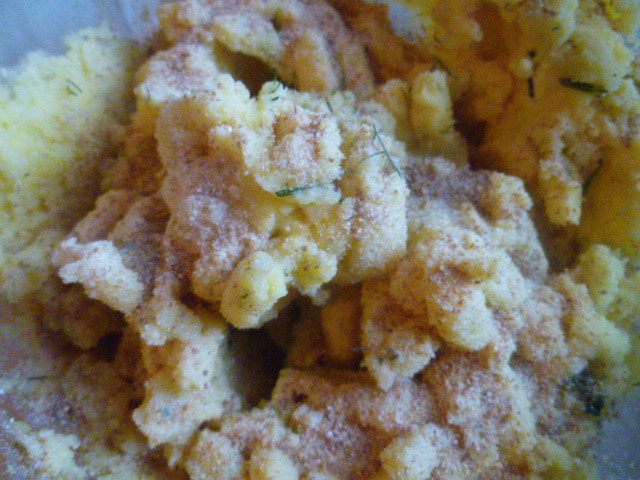 Картофельные кексы с мясом