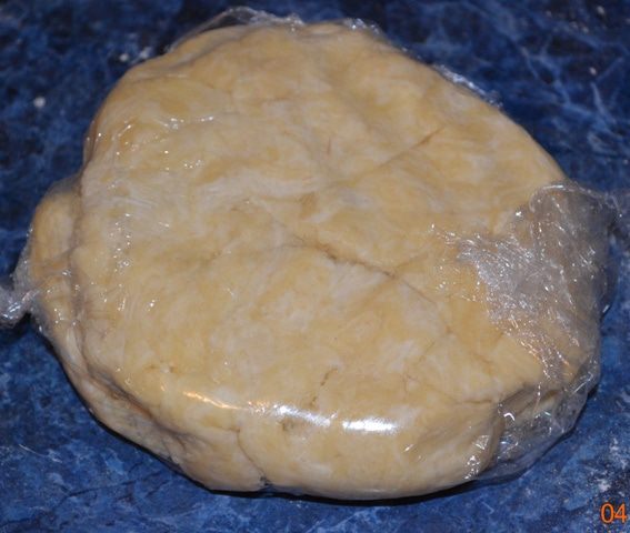  Галета с яблоками и малиной
