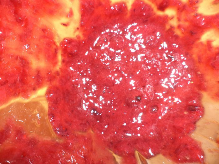 Тарт с клюквенно-яблочной начинкой