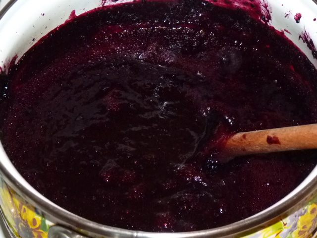 Черничный конфитюр с мятой