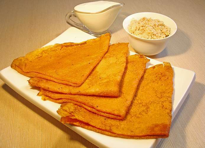 Томатные блины