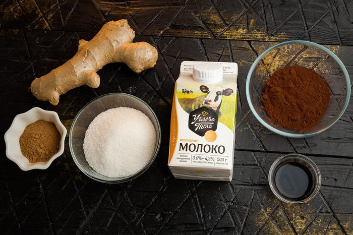 Пряное какао с топленым молоком