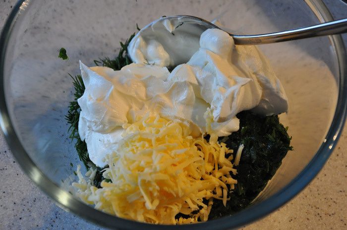 Каннеллони с креветками и шпинатом