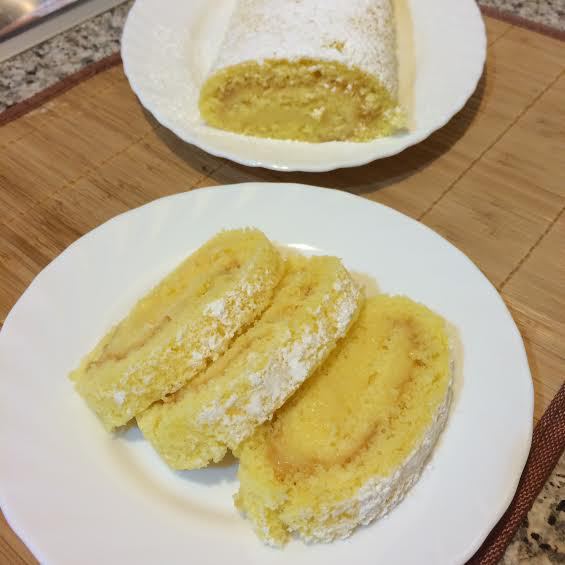 Лимонный рулет