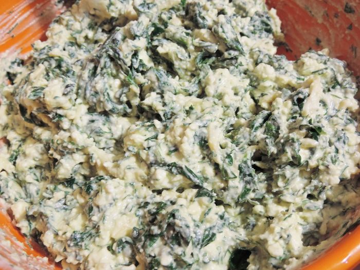 Открытый пирог с творогом и зеленью &amp;quot;Витаминный&amp;quot;