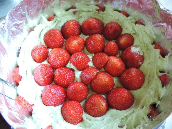 Клубничный торт с фисташковым кремом &amp;quot;Фрезье&amp;quot; («Fraisier»)