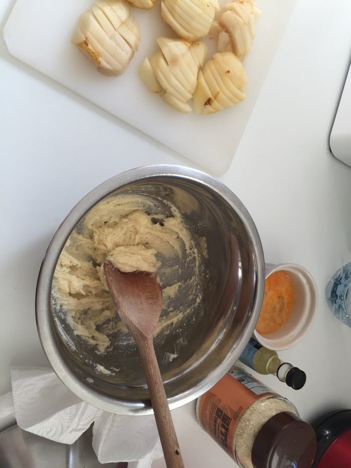 Тарт с франжипаном и грушами 