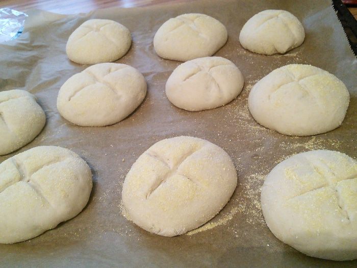Булочки с хрустящей корочкой 