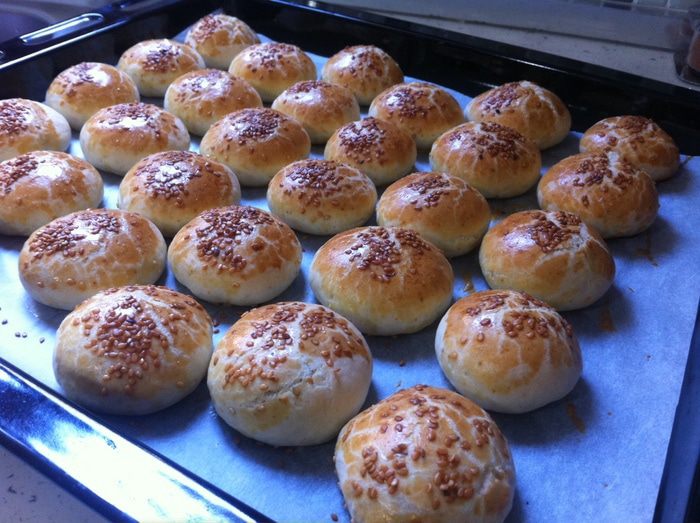 Маленькие булочки с начинкой (Poğaça)