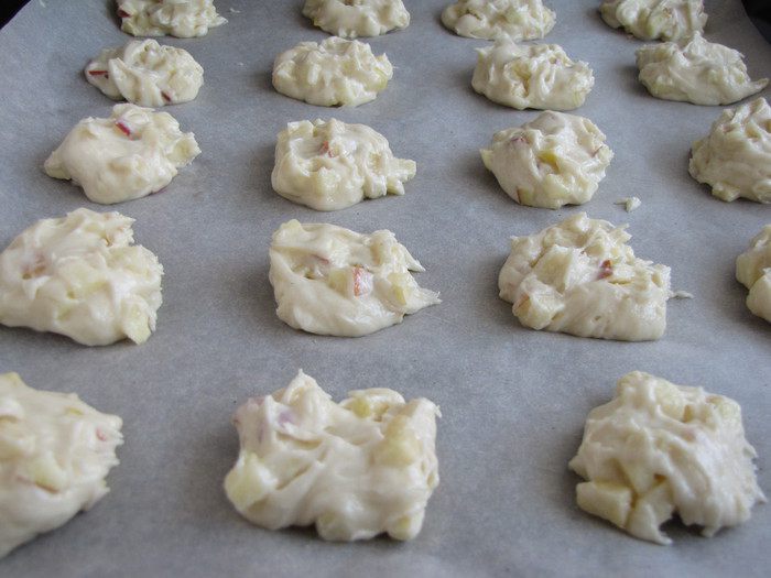 Мягкое яблочное печенье