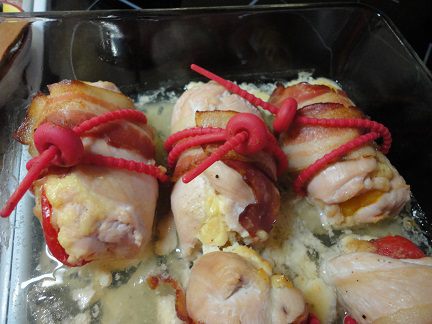 Куриные рулетики со сладким перцем