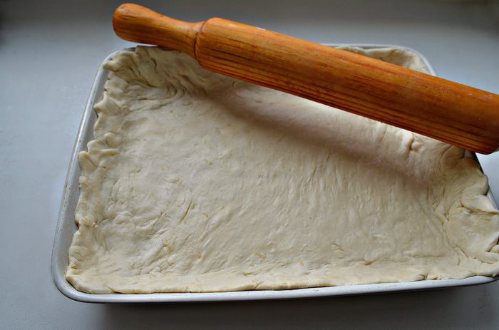 Пирог с брокколи и горбушей