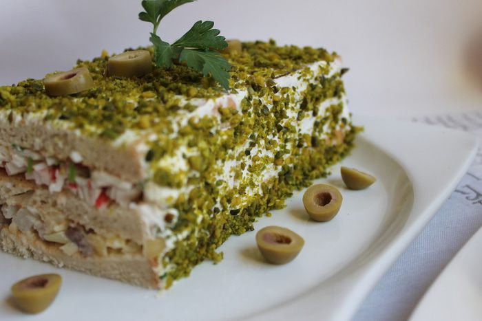 Бутербродный торт