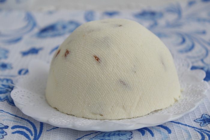 Пасха заварная с курагой