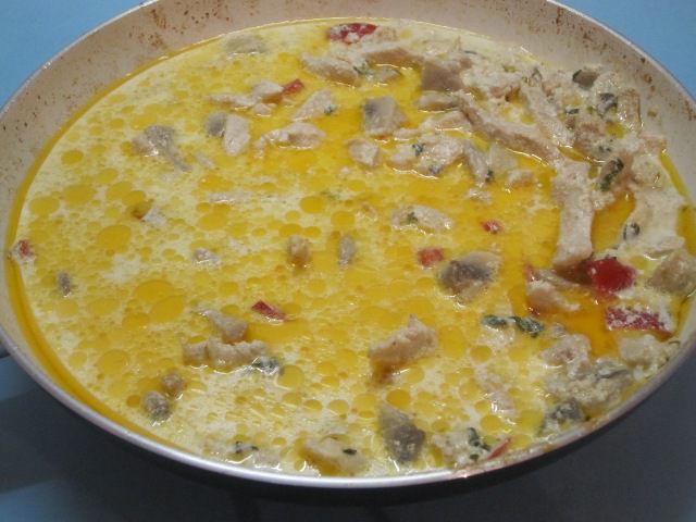 Фрикасе из курицы с грибами