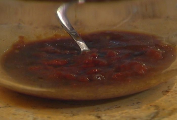 Запеченная пряная свинина с хересом