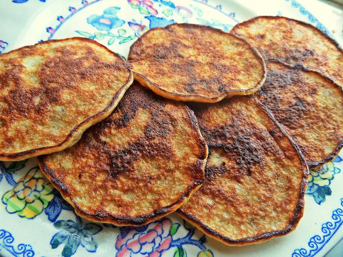 Оладьи из двух продуктов