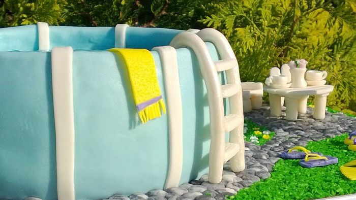 Торт &amp;quot;Бассейн&amp;quot;