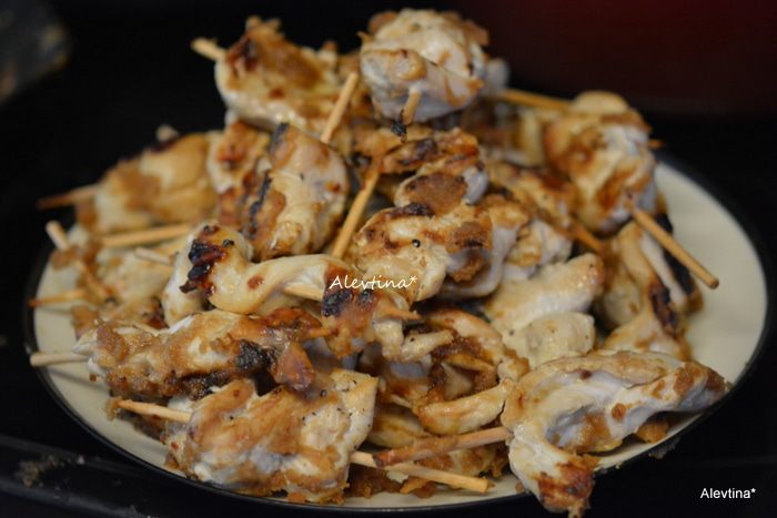 Куриные шашлычки Satay 