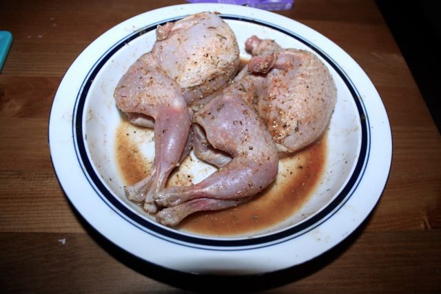 Запеченная перепелка