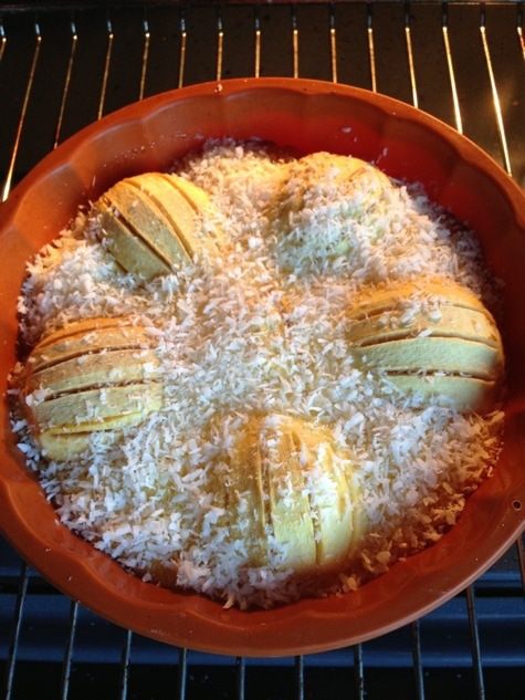 Вкуснейший яблочно-кокосовый пирог 