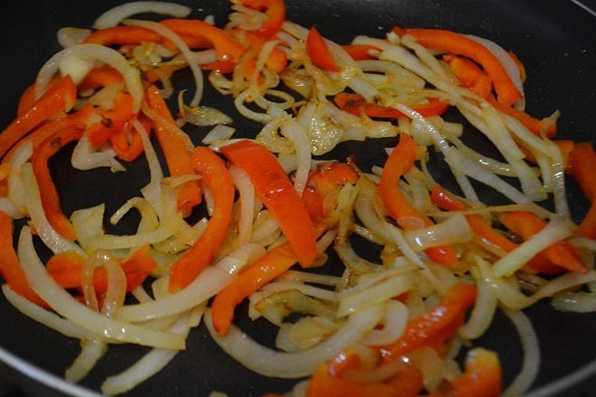 Паста с тунцом и болгарским перцем