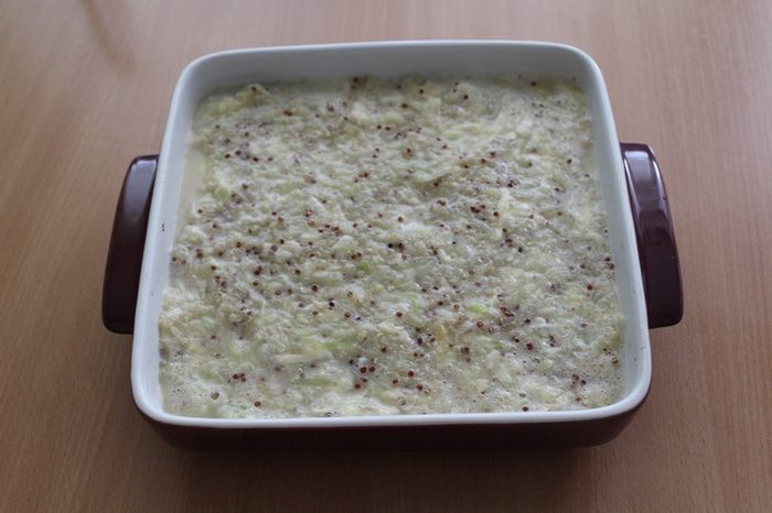 Запеканка из кабачка и киноа