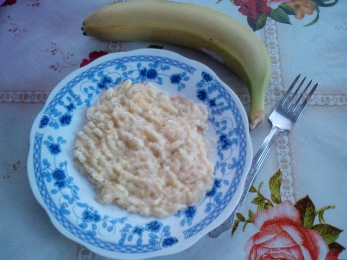 Сырники с бананом и клюквой