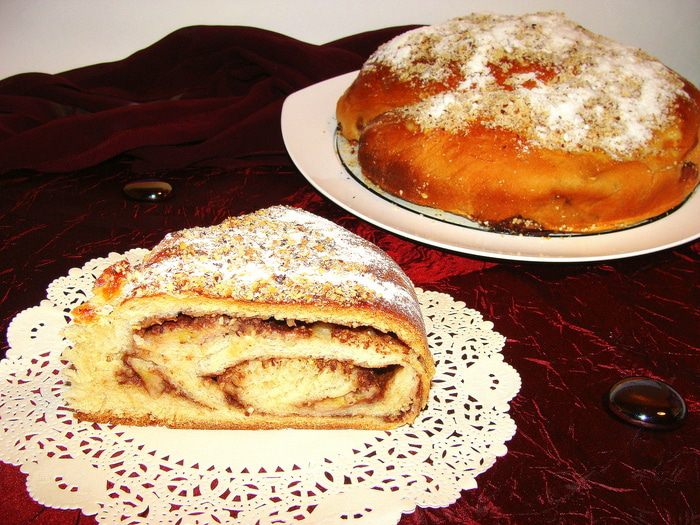  Пирог &amp;quot;Шоколадно-банановая улитка&amp;quot; по мотивам рецепта Юлии Высоцкой