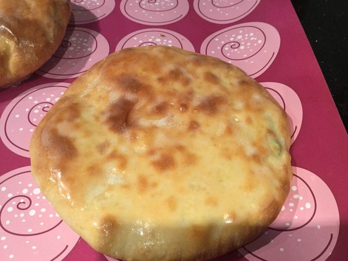 Лепешки с картофелем и сыром