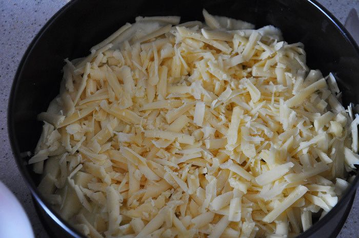 Яблочный пирог с сыром