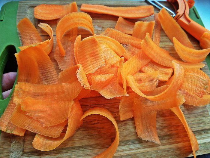 Морковный салат с руколой